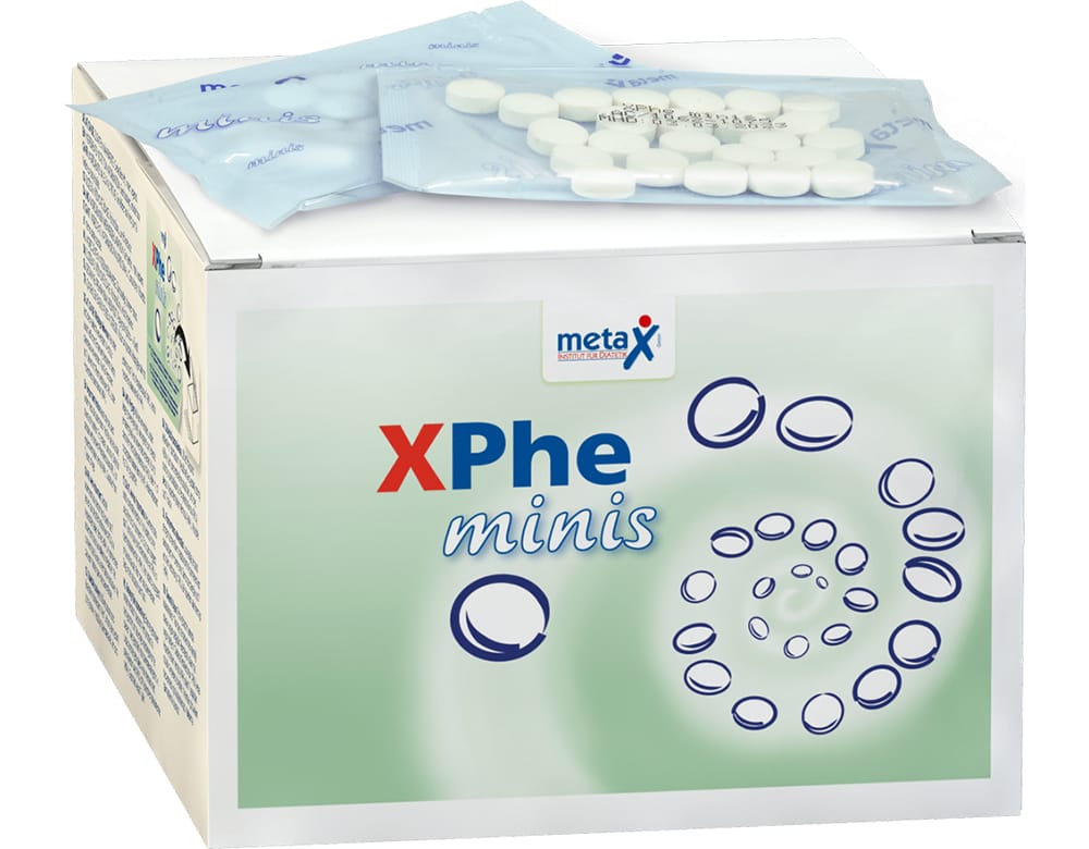 Adult patient experience of taking metaX XPhe minis and XPhe jump